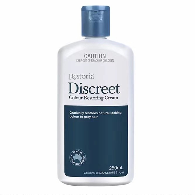 เรสโตเรีย ครีมแต่งผมดำ ดีสครีท คัลเลอร์ รีสโตริ่ง ครีม | Restoria Discreet Colour Restoring Cream 250mL