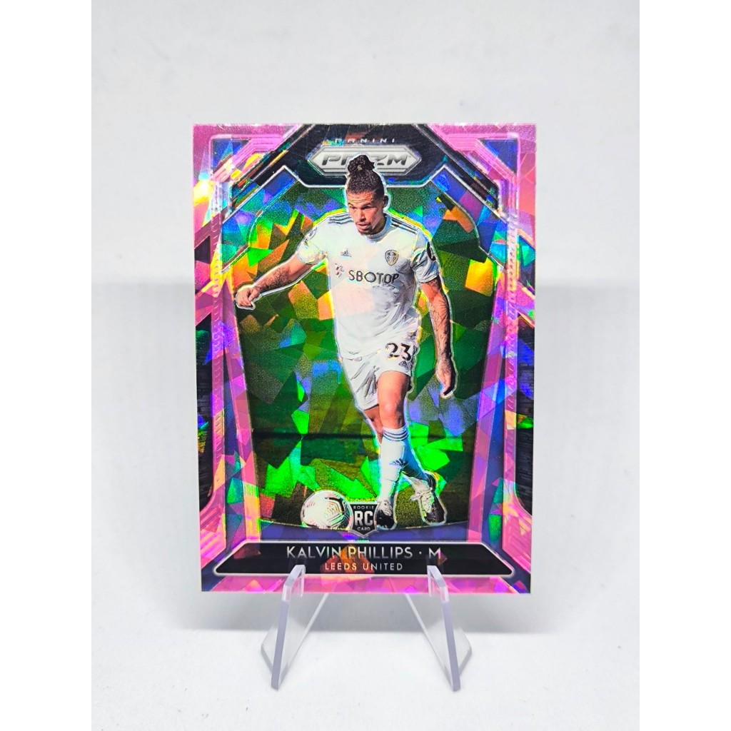 Panini Prizm Premier League Leeds Soccer Cards Pink ice
