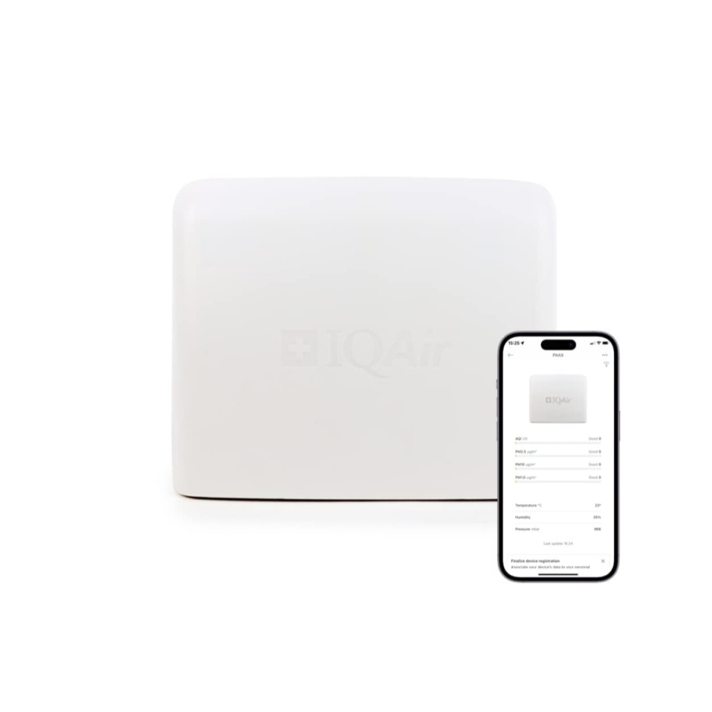 IQAir AirVisual Outdoor เครื่องตรวจวัดคุณภาพอากาศ กลางแจ้ง AQI แบบ Real Time - รับประกัน 1 ปี
