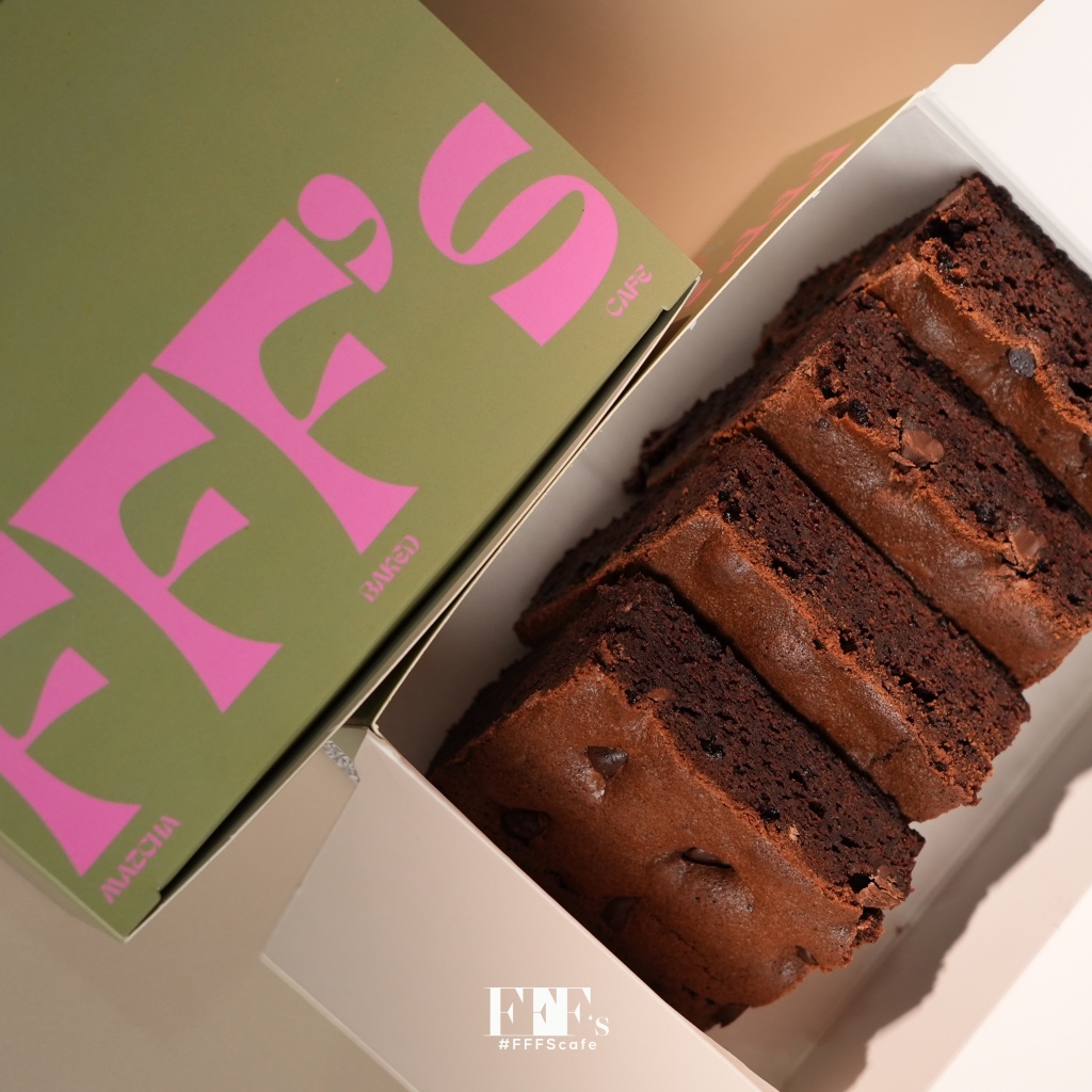 FFFs Bake | Brownie บราวนี่ เนื้อหนึบ (Dark Chocolate 70%)