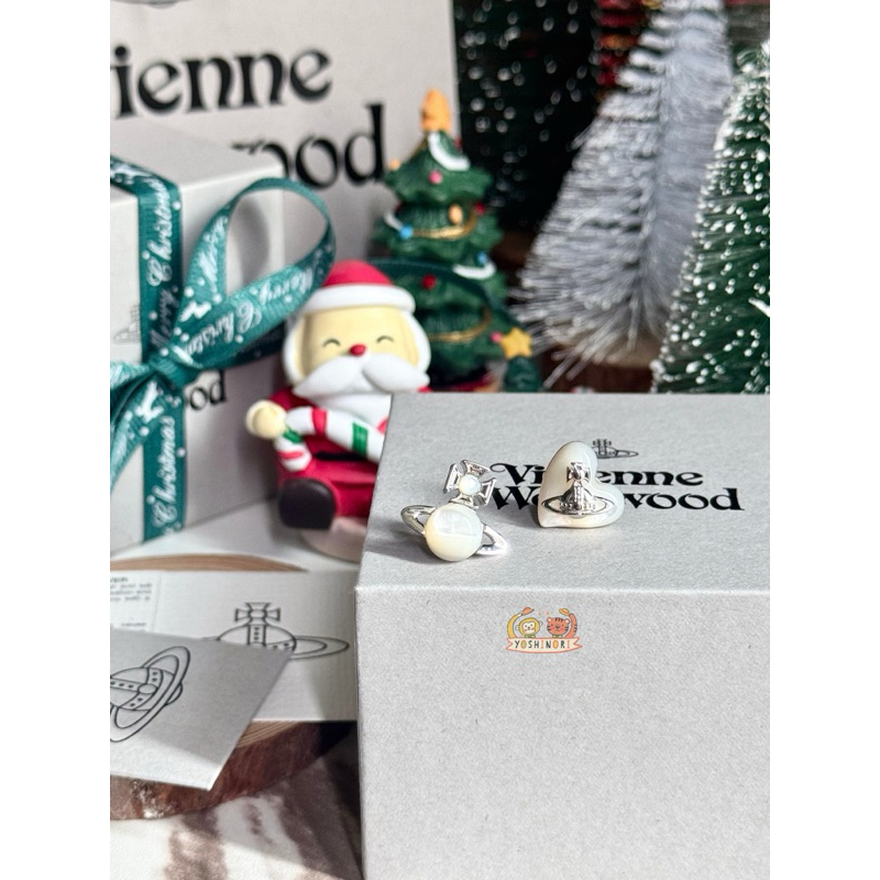 (มีโค้ดลด20% สูงสุด 2,000.-) พร้อมส่ง ต่างหู Vivienne Westwood รุ่น Thomasina earrings สีเงิน,ทอง,ดำ ของแท้ ชอป