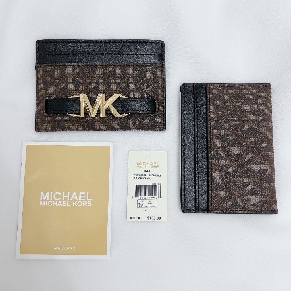 MICHAEL KORS Card Holder ⚜️ กระเป๋าใส่บัตร มีช่องใส่บัตร 4 ช่อง