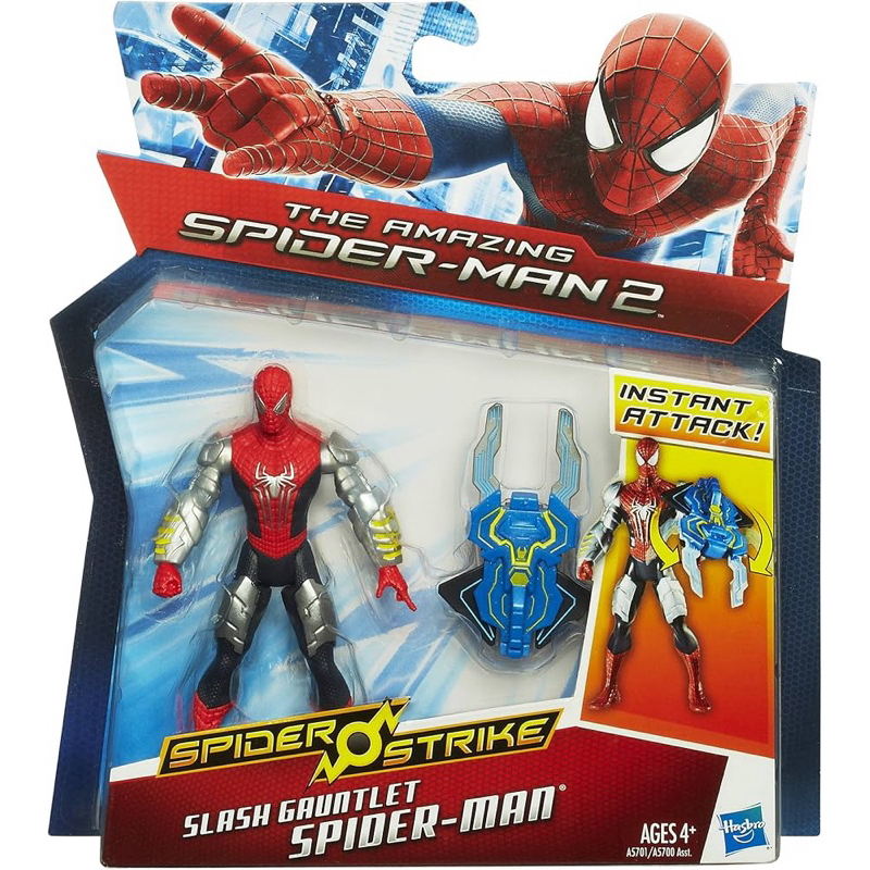 MARVEL : THE AMAZING SPIDER-MAN 2 : SPIDER STRIKE SLASH GAUNTLET SPIDER-MAN FIGURE ของแท้ 100%