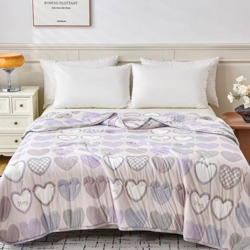 ผ้าห่มไหมเย็น  ❄ Cool quilt/Air Conditioner Quilt  นุ่มลื่น เย็นสบาย  ผ้าเย็นงานห้าง 200X230CM #BSXB ราคา ถูกที่สุด ดีลบีเคเค แกลเลอรีภาพที่ 8