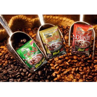 กาแฟดีแน่ ดีเน่ ดีท็อก (เขียว) 1 แพ๊ค 30 ซอง กาแฟปรุงสำเร็จผสมไฟเบอร์และการ์ซิเนีย(แพ็ค)