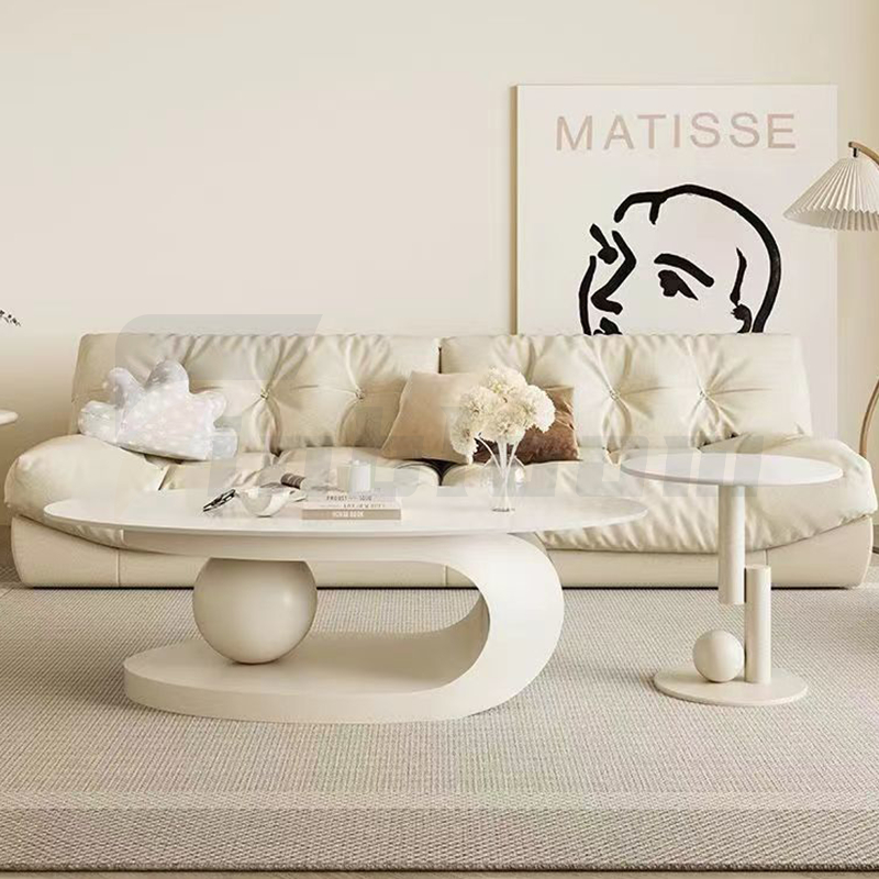 🔥พร้อมส่ง🔥โต๊ะกาแฟ โต้ะกลาง โต๊ะกลางโซฟา โต๊ะหินอ่อนหินหนา 9มม ขาเหล็ก แข็งแรงและทนทาน กันน้ำและกันความชื้น ติดตั้งง่ายz - รูปที่ 3