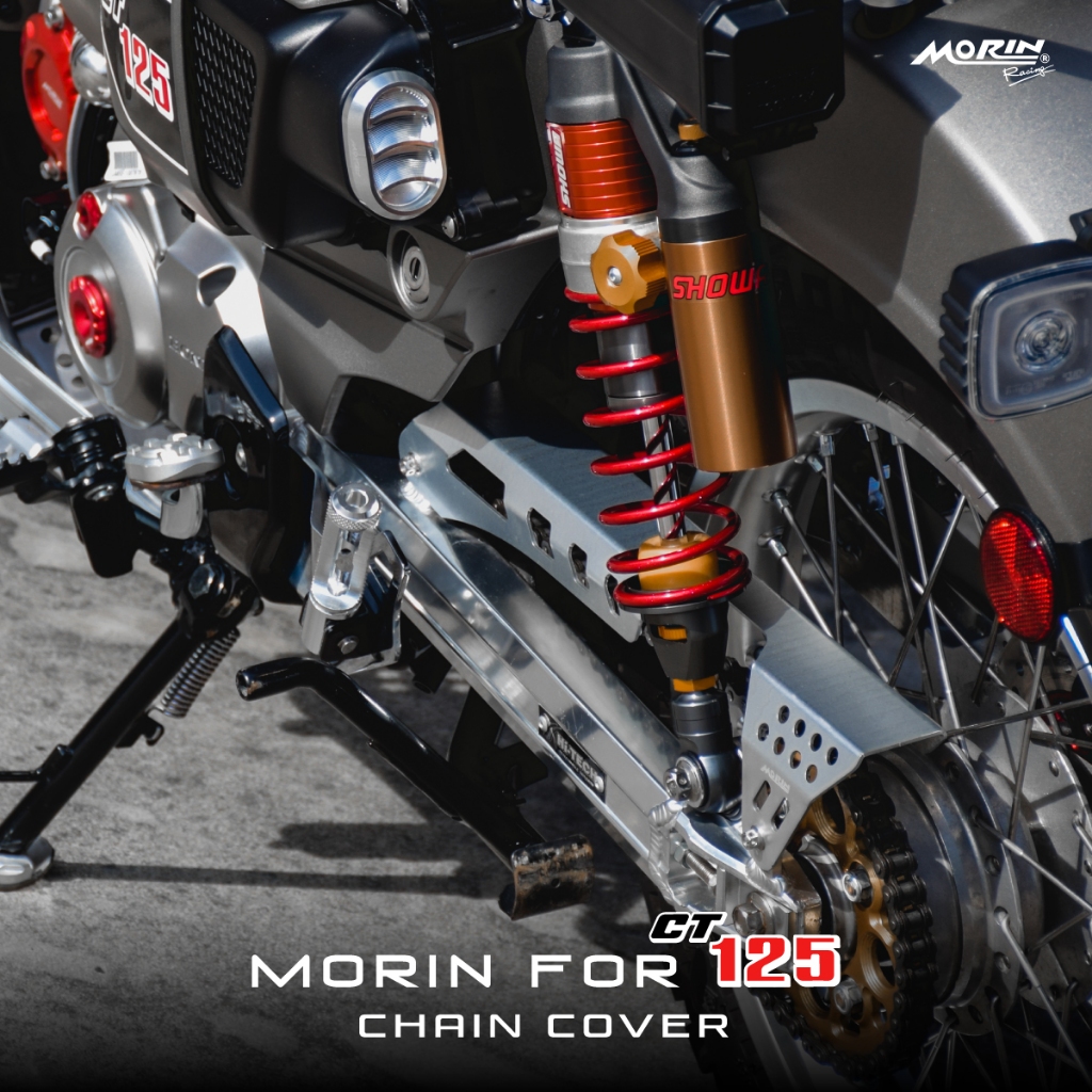 MORIN บังโซ่ อลูมเนียม HONDA CT125 GEN 2 แท้ 100% (Leewattana อะไหล่แต่งมอเตอร์ไซค์)