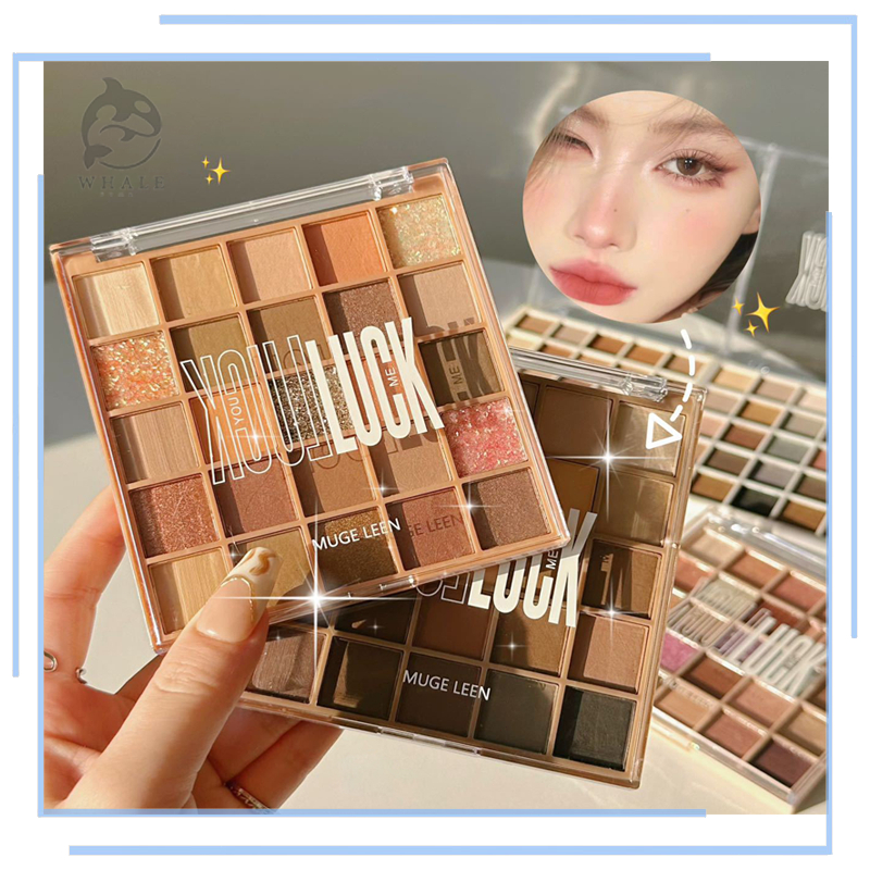พาเลตต์อายแชโดว์ 25 สี พาเลตต์ชานมข้าวโอ๊ต กลิตเตอร์ ประกายมุก อ่อนโยน สีส้ม สีน้ําตาล ราคาถูก พาเลทอายแชโดว์ 5 ชนิด