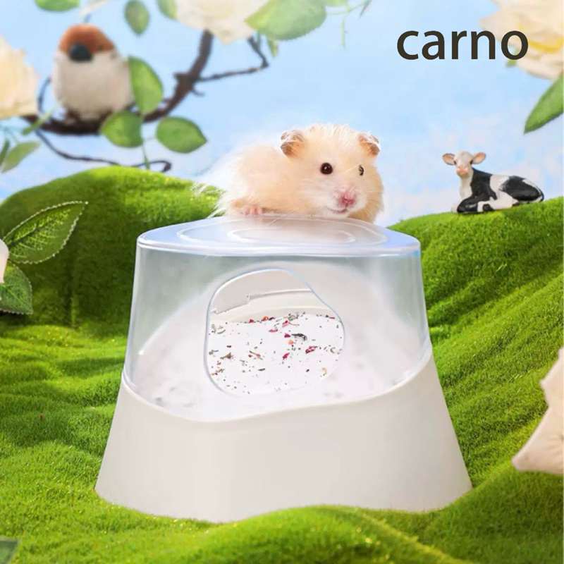 [Carno] ห้องน้ำตอไม้ ห้องน้ำแฮมสเตอร์ แฟตเทลเจอร์บิล ห้องน้ำสำหรับสัตว์เลี้ยงขนาดเล็ก