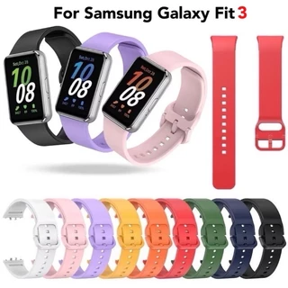 สาย Samsung galaxy Fit 3 ซิลิโคนนิ่มสวยงามมีหลากหลายสี.(เข็มขัด)