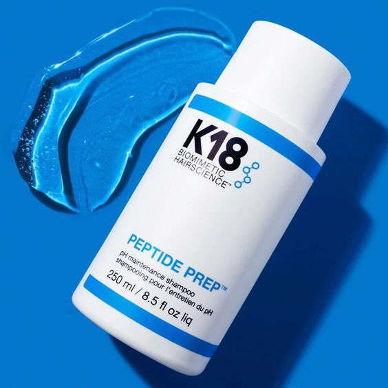 K18 Peptide prep pH maintenance shampoo 250ml. แชมพูเพิ่มความชุ่มชื่น  ปรับค่า pHให้เป็นกลาง ( พร้อม