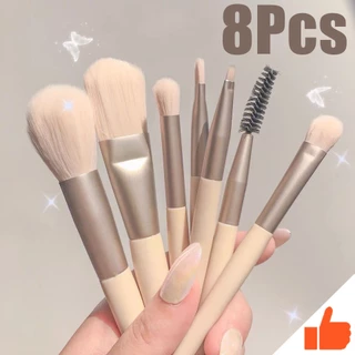ชุดแปรงแต่งหน้ามืออาชีพ เครื่องสําอาง แป้ง อายแชโดว์ รองพื้น บลัชออน คอนซีลเลอร์ เสริมความงาม 8/13 ชิ้น