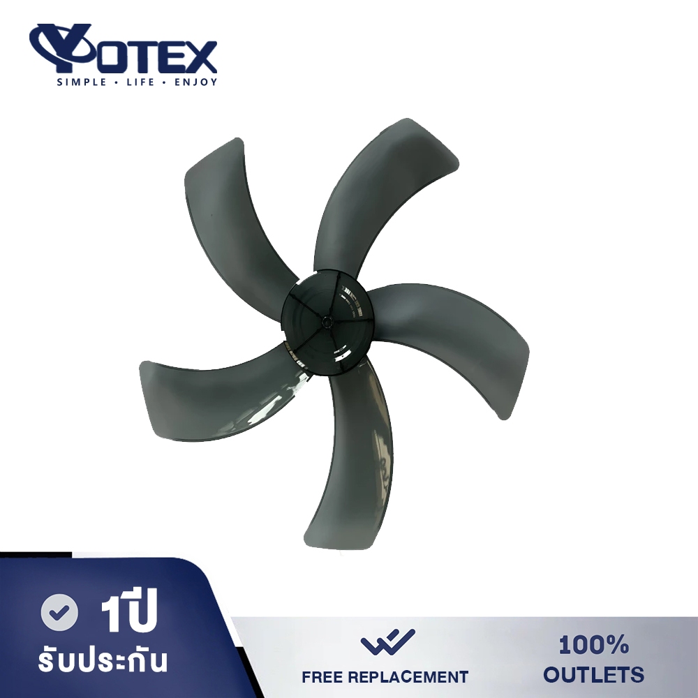 Yotex ใบพัดลม ขนาด 16 นิ้ว ใบหนา ส่งฟรีทันที