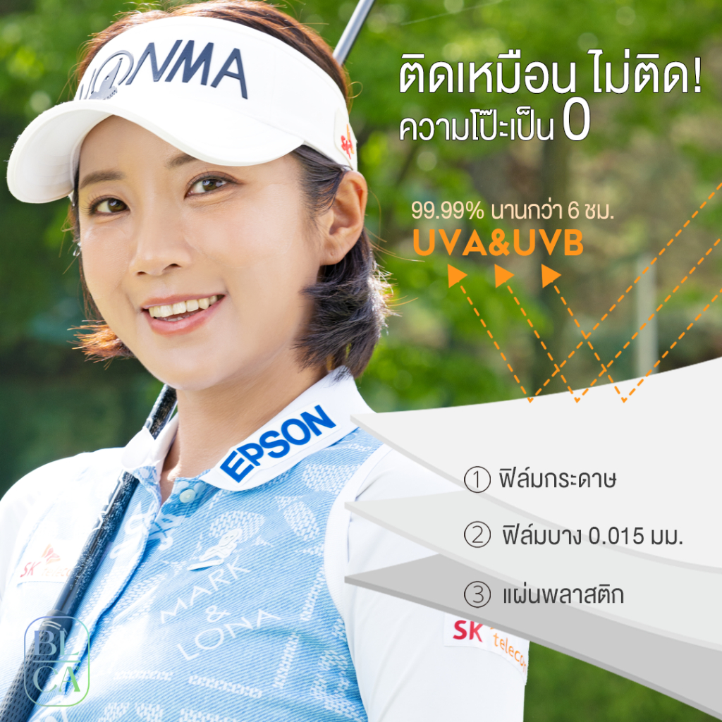 BLCA Block&Care แผ่นแปะกันแดดฟิล์มกันน้ำ Ultra Thin UV Patch UPF50+ แบรนด์แท้จากเกาหลี (สินค้าอยู่ไทย พร้อมส่ง) ราคา ถูกที่สุด ดีลบีเคเค แกลเลอรีภาพที่ 7