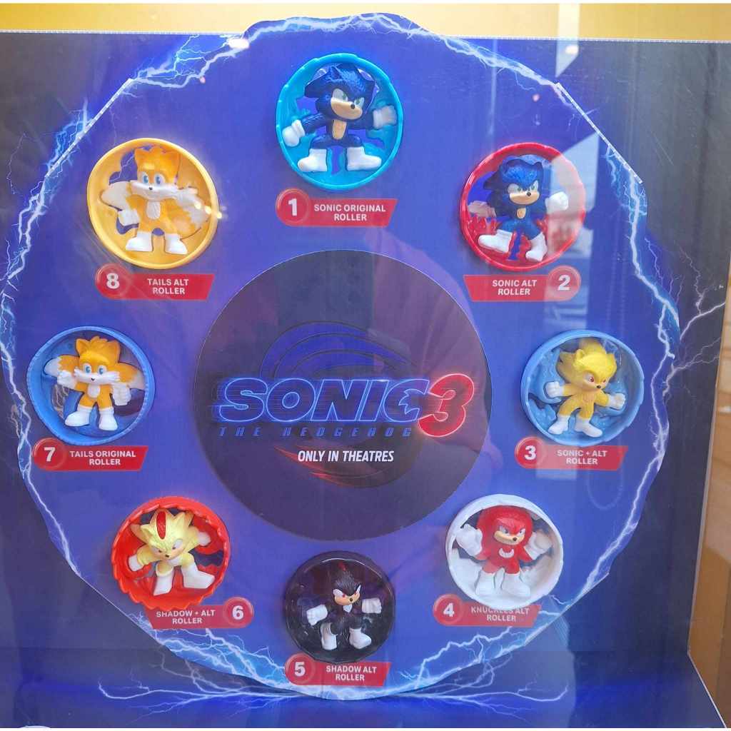 ของเล่นแม็ค Mcdonalds SONIC3 ชุดโซนิค3 ใหม่ในกล่องทุกตัว มีทั้งหมด8ลาย น่าสะสม เพิ่มเติมทุกอาทิตย์