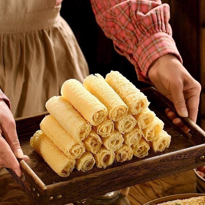 JY.57ฟองเต้าหู้ม้วนทานคู่ชาบูสุกี้หม้อไฟจีนสะดวกอร่อย120g รูปที่ 7