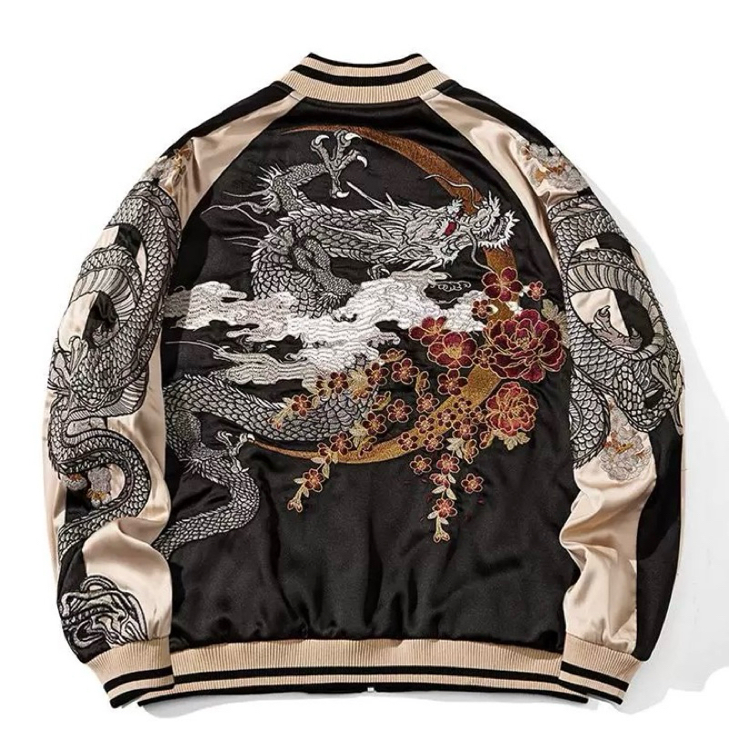 sukajan jacket เสื้อปักลายมังกร เสื้อแจ็คเก็ตญี่ปุ่น ซูกะจัน สุกะจัน