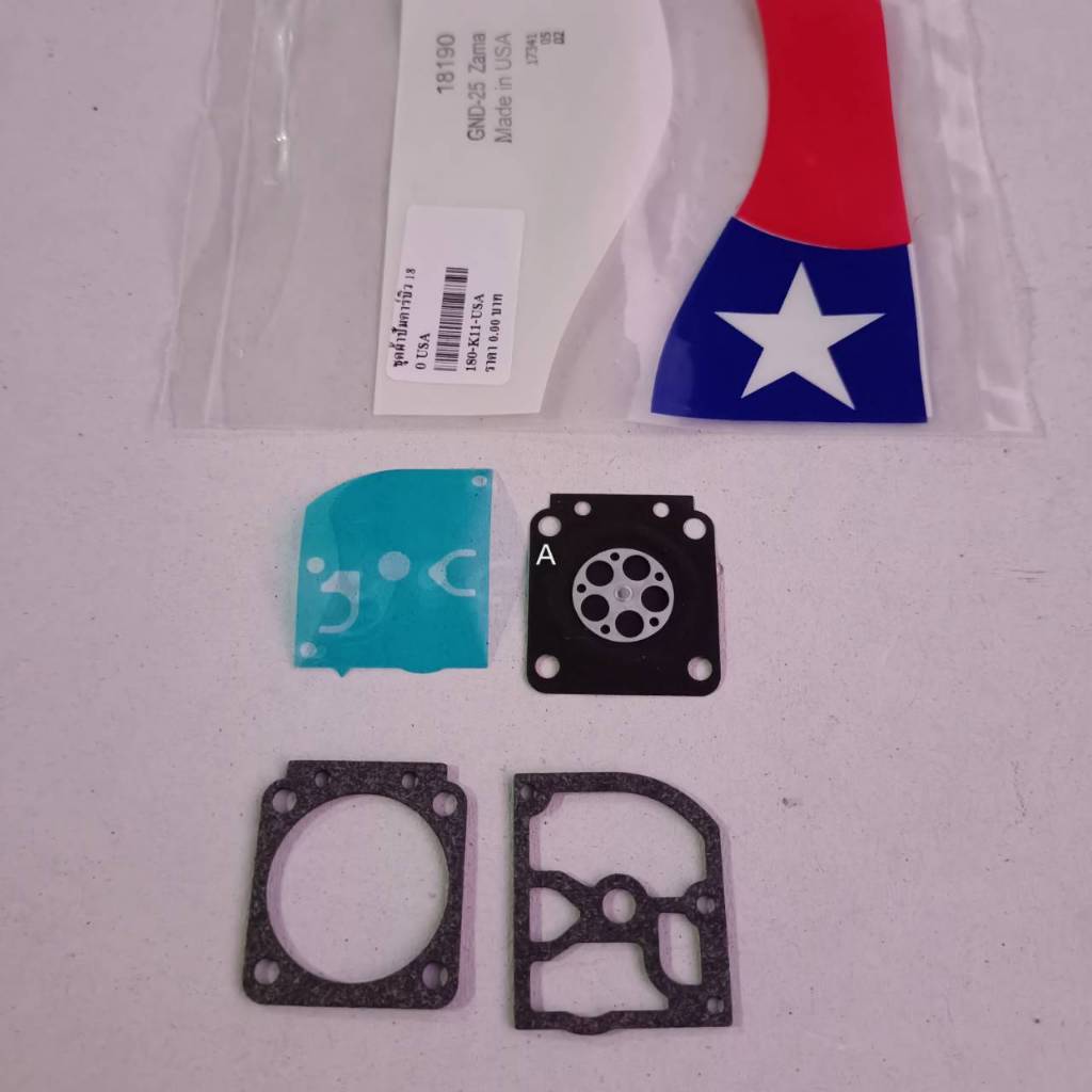 ผ้าปั้มMs180 Ms250 ผ้าปั้มคาร์บู Ms250 Ms180 Zama MDAE IN USA(แท้USA) อะไหล่ทดแทนเลื่อยยนต์ Ms180 Ms