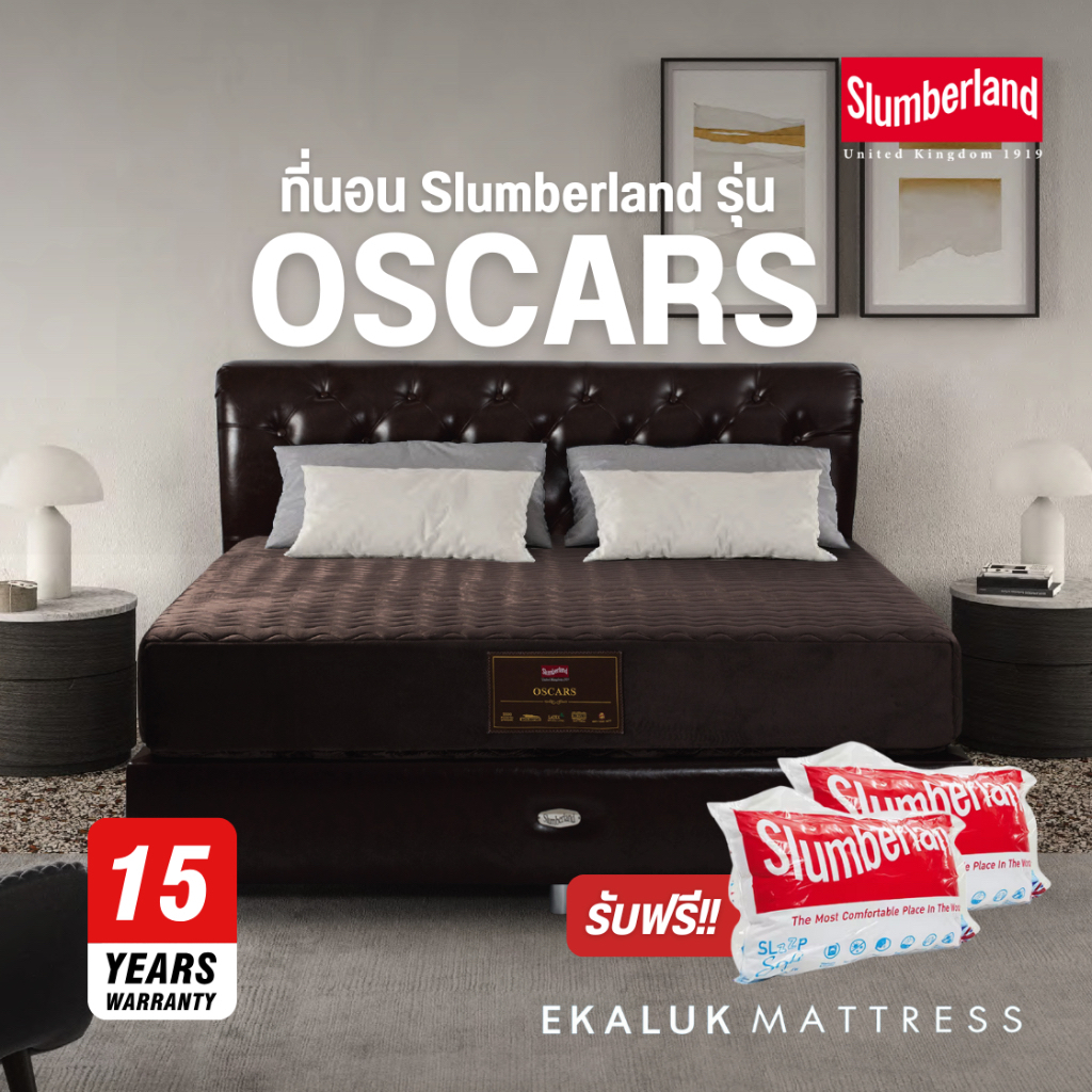 [พร้อมส่ง] ที่นอน Slumberland รุ่น Oscars แถมหมอนนอน