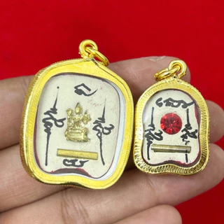 จี้หน้ากากพรานบุญเลี่ยมกรอบทอง ส่งตรงจากนครศรี