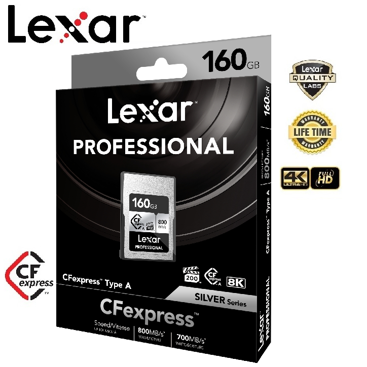 Lexar 160GB Professional CFexpress Type-A (Silver)