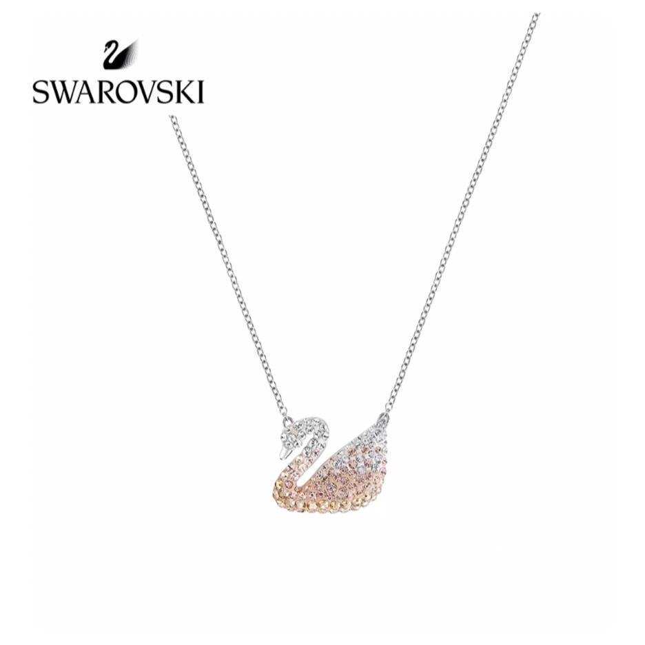 Swarovski สร้อยคอ แท้ Iconic Swan necklace สร้อยคอจี้หงส์ สร้อยคอพร้อมจี้ผู้หญิง ของแท้100%