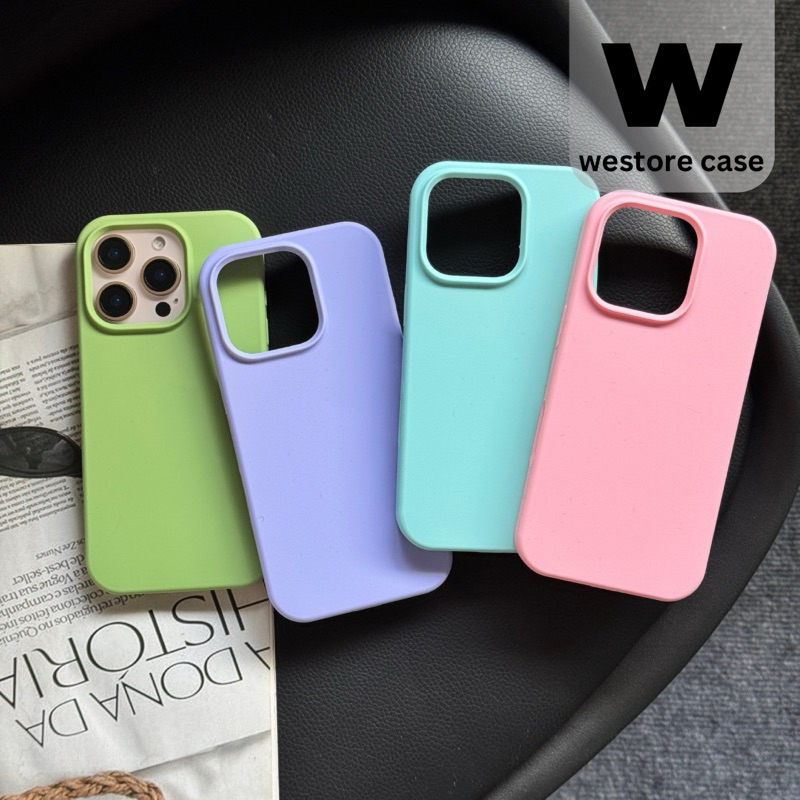SET03 Siliconeกำมะหยี่ เคสซิลิโคนสีพื้นกำมะหยี่ เคสสำหรับรุ่นไอโฟน11-17ProMax