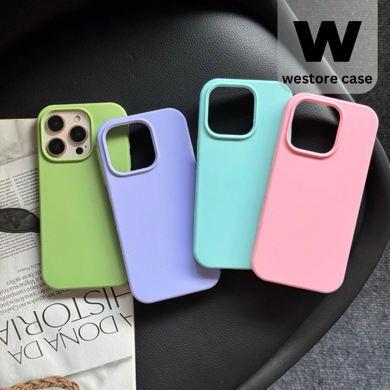 SET03 Siliconeกำมะหยี่ เคสซิลิโคนสีพื้นกำมะหยี่ เคสสำหรับรุ่นไอโฟน11-17ProMax