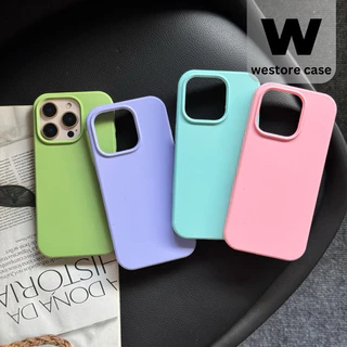SET03 Siliconeกำมะหยี่ เคสซิลิโคนสีพื้นกำมะหยี่ เคสสำหรับรุ่นไอโฟน11-17ProMax