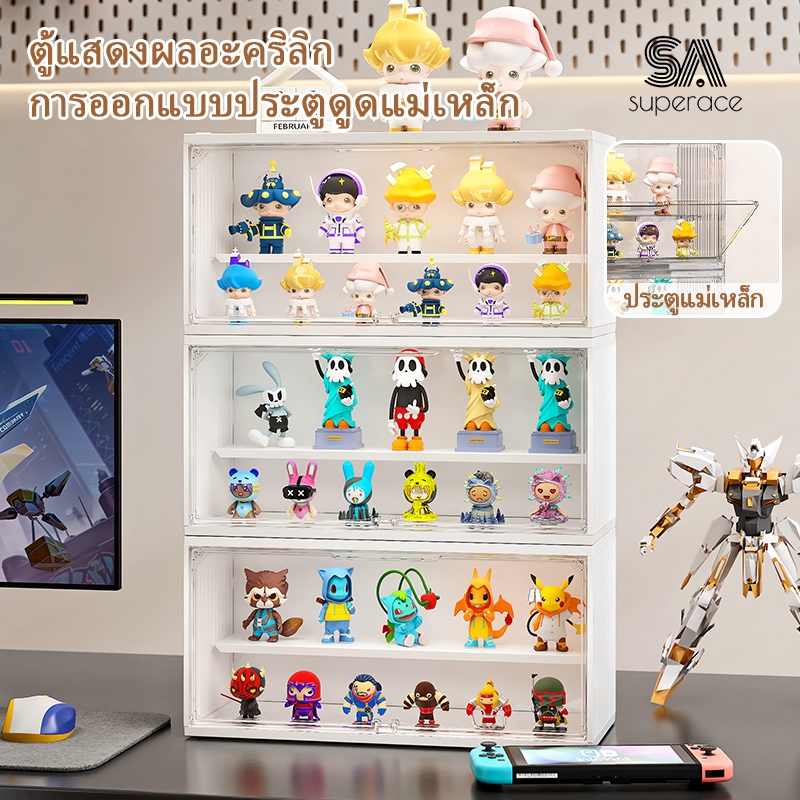 กล่องใส่โมเดล ตู้โชว์โมเดล กล่องใส่ art toy กล่องเก็บโมเดล โชว์ของเล่น 🚚สินค้าพร้อมส่งในไทย🚚กล่องโชว์โมเดล