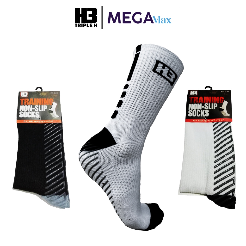 ถุงเท้า H3 กันลื่น สั้น Training บรรจุ 1 คู่