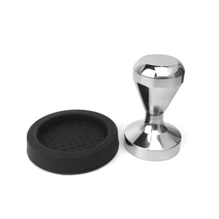 พร้อมส่ง!! Tamper กดกาแฟ 51มิล/58มิล สแตนเลส พร้อมยางซิลิโคนรองแทมเปอร์