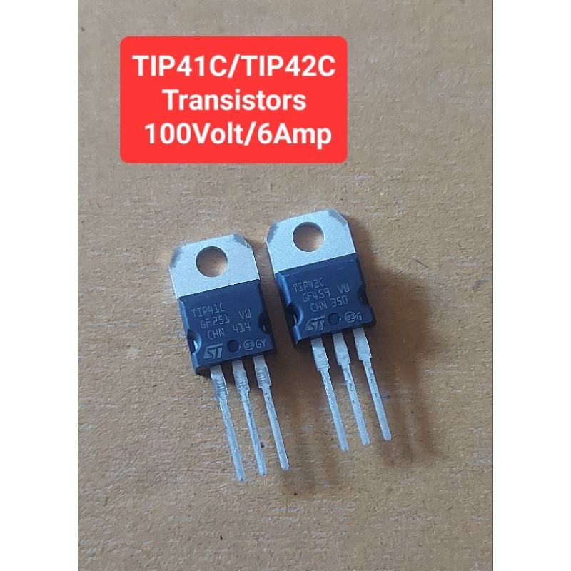 TIP41C/TIP42C Transistors 100Volt/6Amp (ของแท้)
