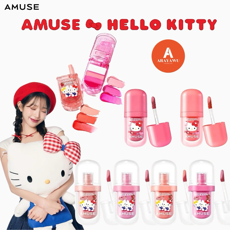 (✅แท้/พร้อมส่ง)  AMUSE x Hello Kitty แพ็คเกจคิตตี้ 💖