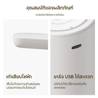 HAN RIVER ที่กดน้ำดื่มอัตโนมัติ ชาร์จผ่าน USB ไร้สาย ที่กดน้ำ ไม่มีกลิ่นพลาสติก พับได้ เครื่องดูดน้ำ