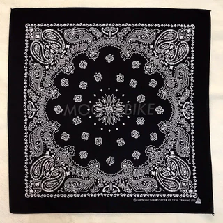 ผ้าพันคอ ผ้าโผกหัว Bandana เช็ดหน้า โพกหัว (เนื้อผ้าคอตตอนและโพลีเอสเตอร์ ) มีลายโทนสีดำเยอะมาก พร้อมส่งจากไทย