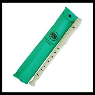 King ขลุ่ย รีคอร์เดอร์ ขลุ่ย ขลุ่ยฝรั่ง Recorder K100 (สีขาว…