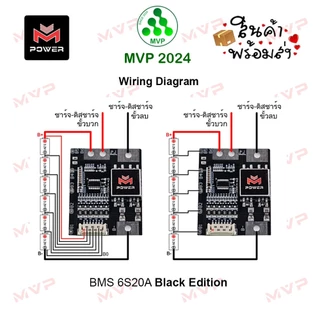 ✨สีดำพิเศษ #32700 ชุดแต่ง 6S DIY 32700 3.2V 6000mAh LiFePO4 M-Power BLACK แท้100% 6ก้อนหัวเรียบใหม่มือ1📌+BMS20Aคุ้มกว่า