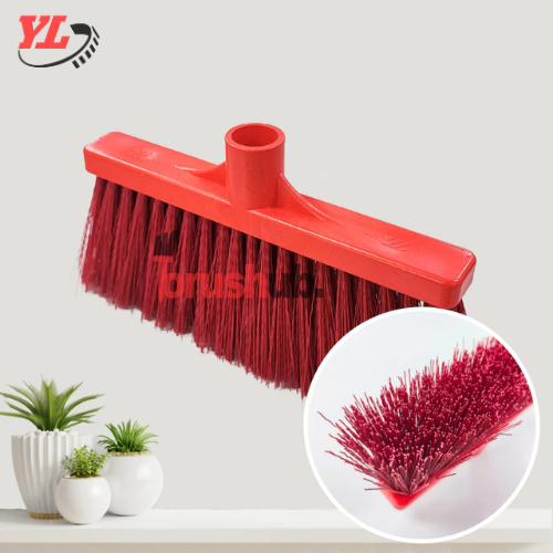 ไม้กวาด Ecolite น้ำหนักเบาพร้อมด้าม - สีแดง (PB888)