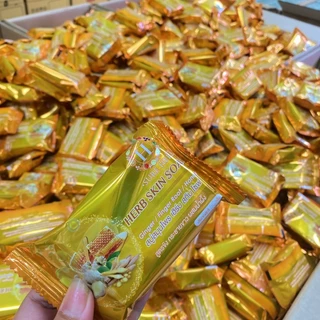 (โปร 3 ก้อน) สบู่ขิงน้ำผึ้ง สบู่ขิง Herb Skin Soap สบู่สมุนไพร ขิงกระชาย ผสมน้ำผึ้ง 80g.