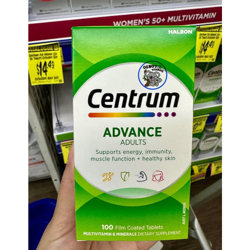 Centrum Advance Multivitamin & Minerals 100 tabs