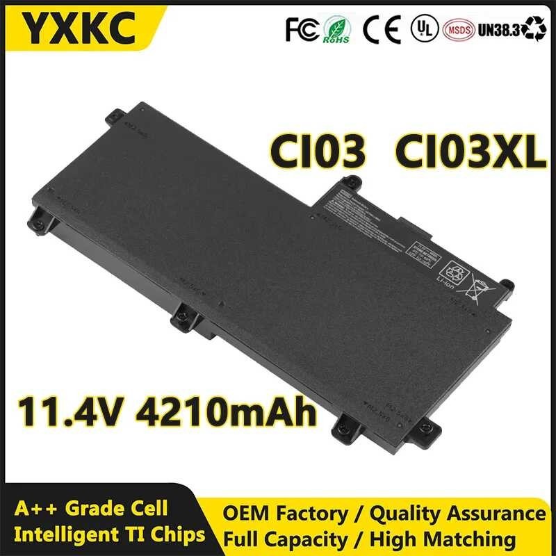 New Ci03 Ci03xl 11.4V 48Wh Replacement Battery Hsn-Ub6q 801554-001 Compatible With HP Probook 640