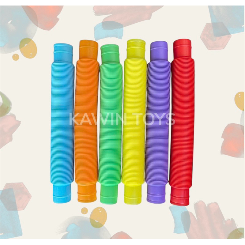 ของเล่น ท่อป๊อป ขนาด 2.9*18.5ซม. (ราคา 110บาท ได้ 24ชิ้น) คละสี