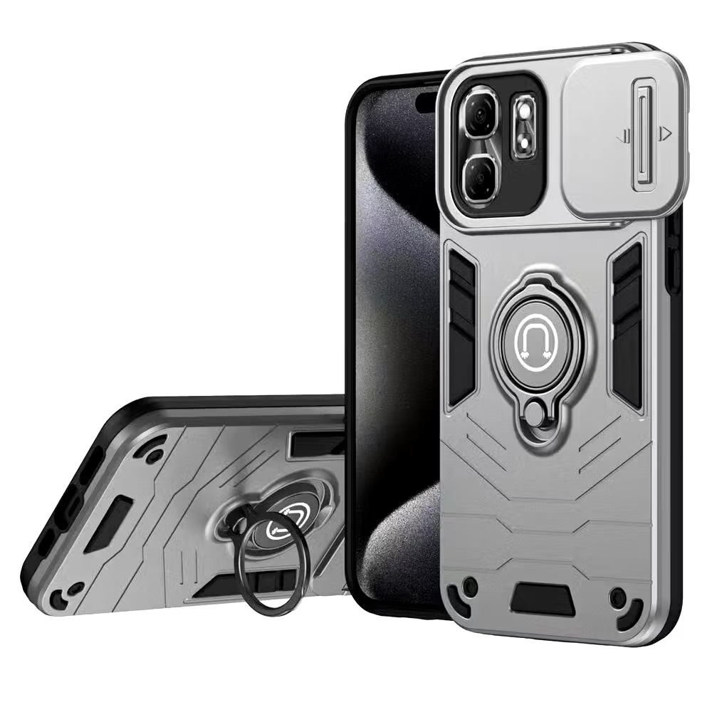 เคสกัน กระแทก แม่เหล็ก แบบสไลค์กล้องได้ ใช้สำหรับรุ่น iNfinix Smart9 Smart8 / iNfinix Hot50i Hot40i เคสขาตั้งได้ – โปรปัง