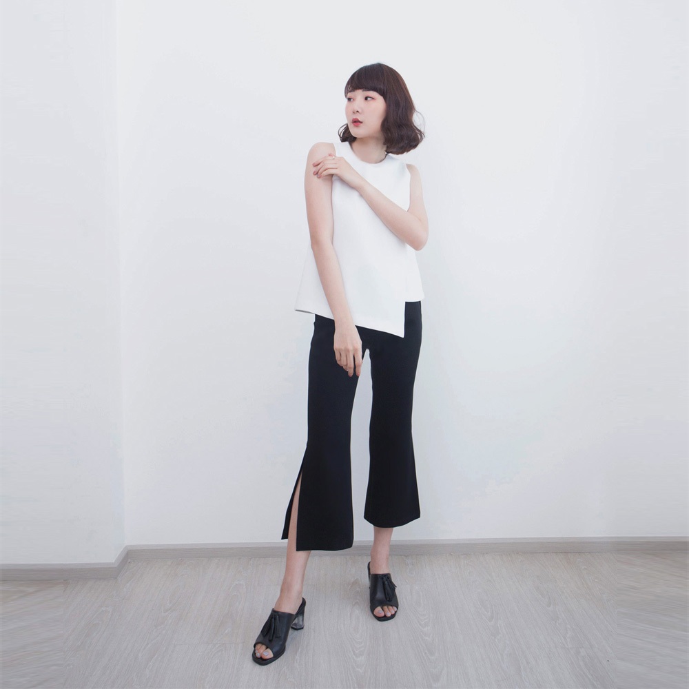 CONT | Fleur Pants กางเกงขาม้า 5 ส่วน ผ่าข้าง