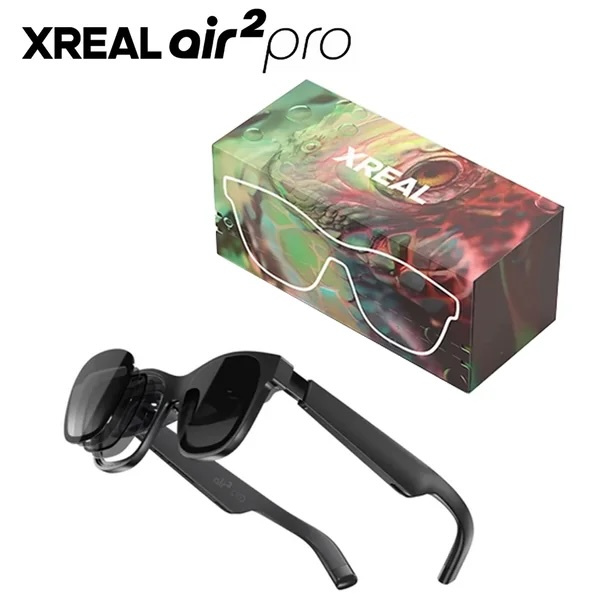 XREAL Air 2 PRO แว่นตา AR มาพร้อมปรับแว่นดำหรือใส 3ระดับ [มิอสองสภาพใหม่] เฉพาะแว่น