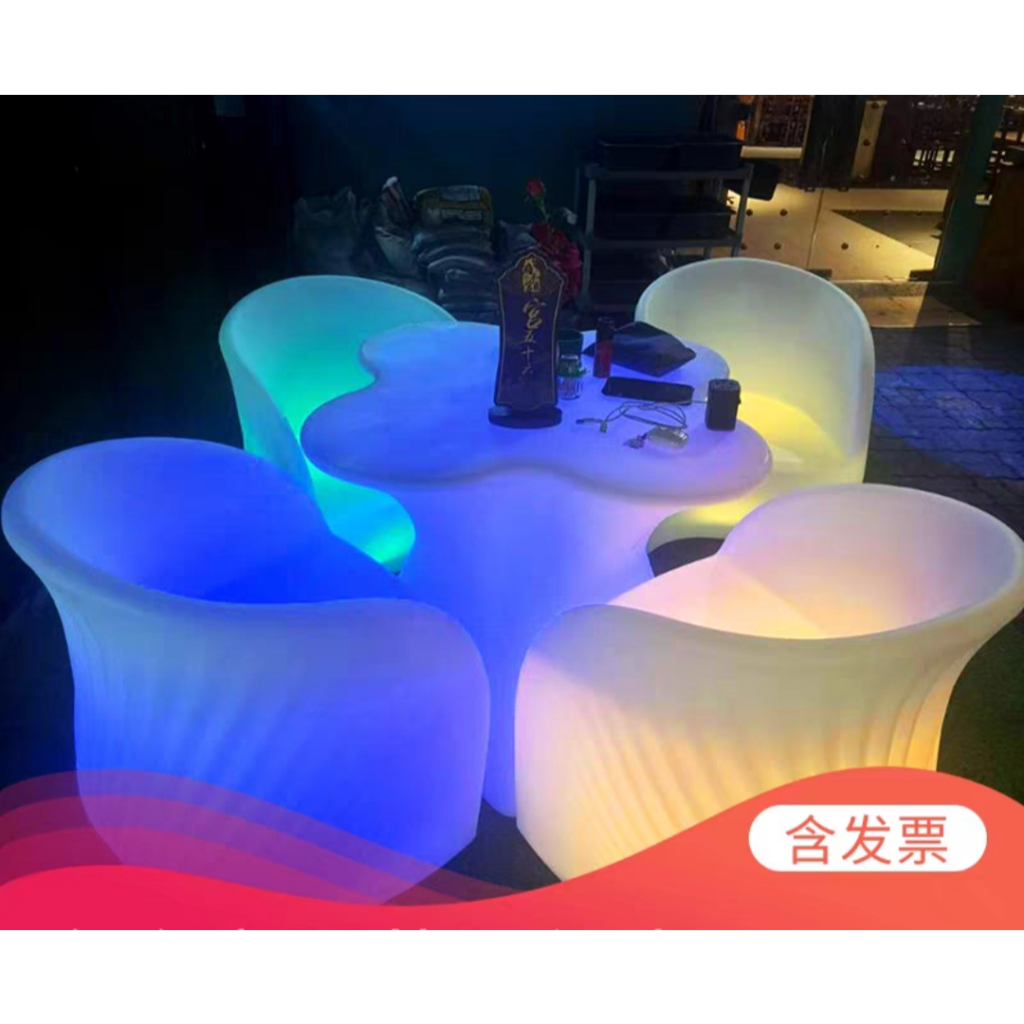 โต๊ะเคาเตอร์บาร์ ชุดโต๊ะและเก้าอี้นั่งมีไฟ เค้าเตอร์บาร์ร้านอาหาร โต๊ะบาร์แบบมีไฟ เค้าเตอร์บาร์ร้านเ