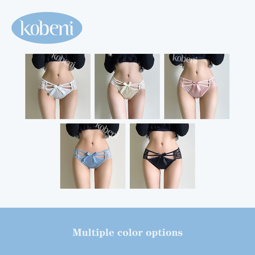 ⭐KOBENI⭐กางเกงในผู้หญิง กางเกงชั้นใน Thongs แต่งลูกไม้ เอวต่ํา เซ็กซี่ แบบนุ่ม ไร้รอยต่อ ระบายอากาศ สําหรับผู้หญิง - รูปที่ 6