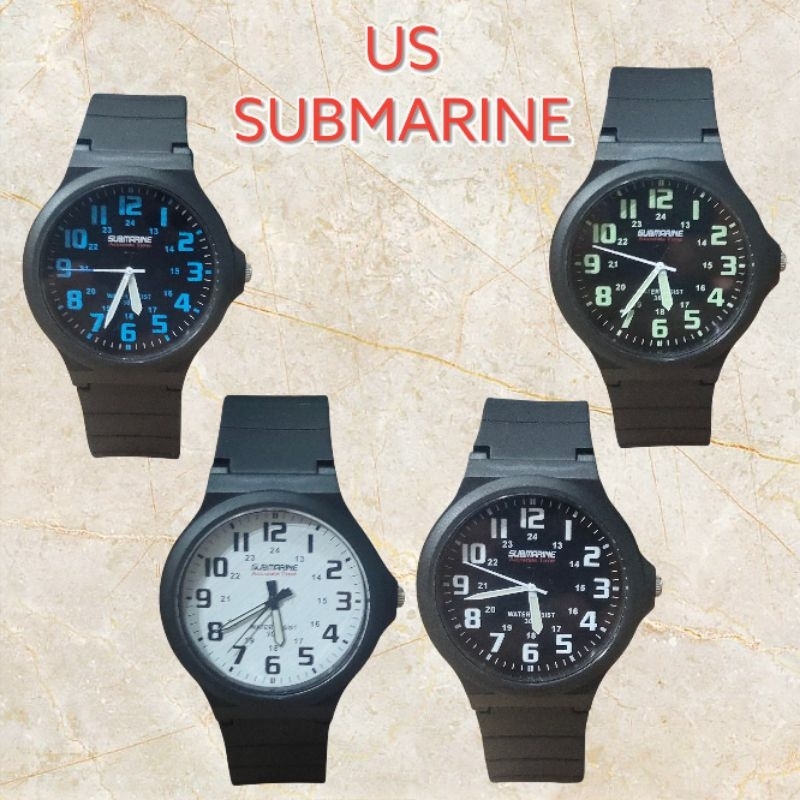 US Submarine นาฬิกาข้อมือสายซิลิโคน รุ่น TP2145M  นาฬิกาผู้ชาย