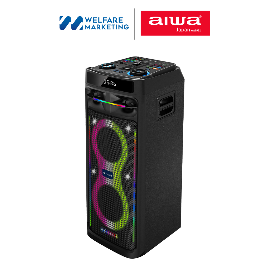 [ผ่อน 0%] AIWA AW-X8283DJ Party Speaker ลำโพงบลูทูธปาร์ตี้